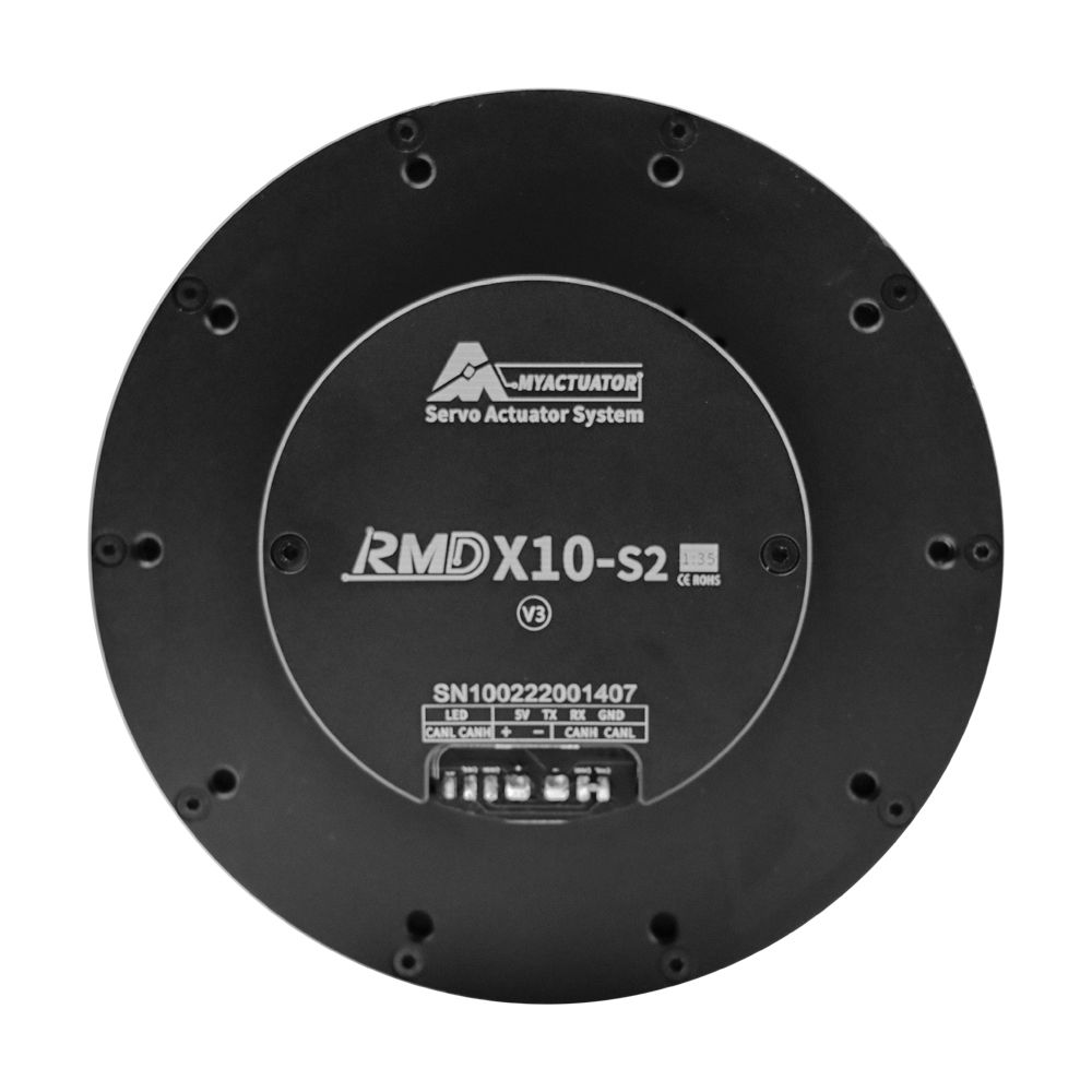 RMD-X10S2 редуктора Myactuator 1:35 V3 бесщеточный двигатель постоянного тока с большим крутящим моментом 50 нм, 50 об/мин, 265 Вт, 18 бит, магнитный кодировщик RS485