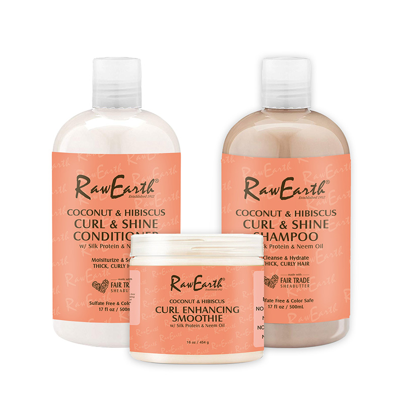 Hair Cream Hydration Shine Coconut Hibiscus Curl Enhancing Cream Conditioner For Defining Curls