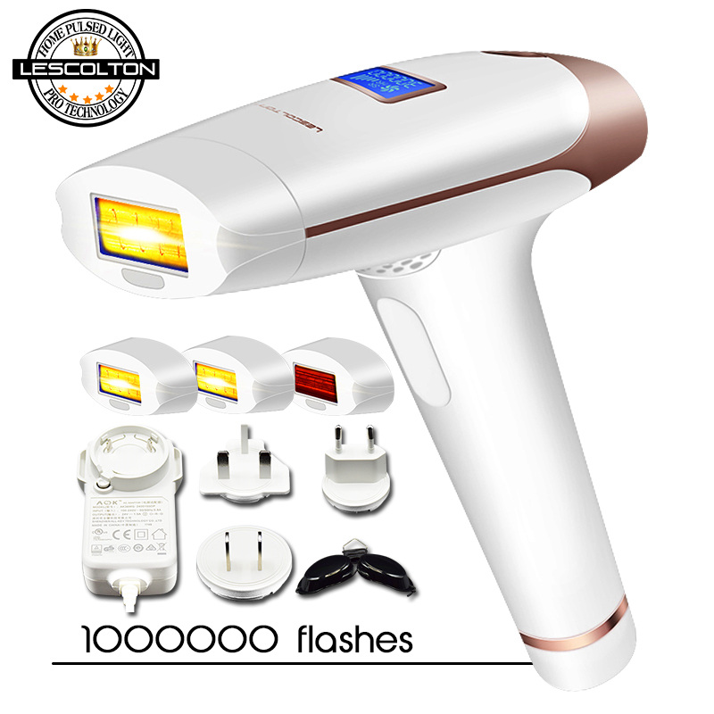Оригинальный Lescolton 3in1 Эпилятор IPL эпиляция ЖК дисплей машина лазер постоянное удаление волос бикини триммер электрический depilador лазерный эпилятор