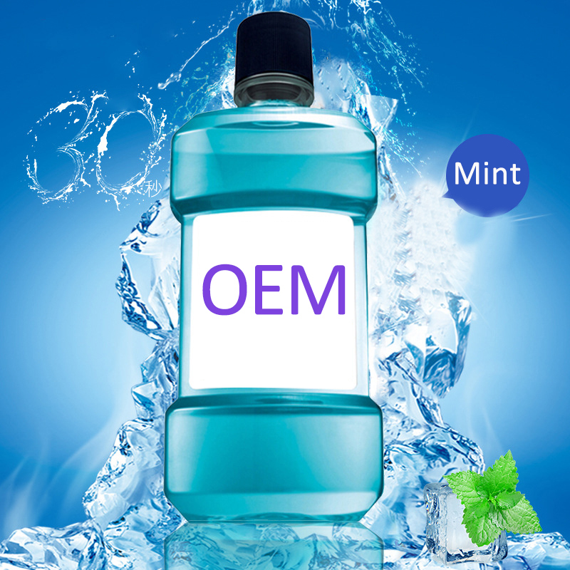 250ML Lemon and mint Mouthwash that cleans your teeth and your breath