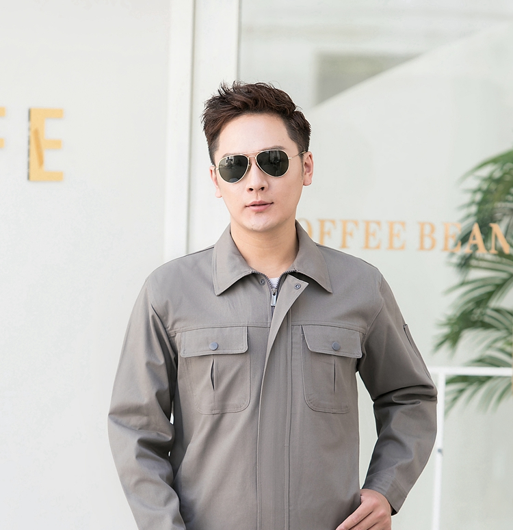 2021 new men's worksuits casual two pieces suit amazon uniform overall workwear