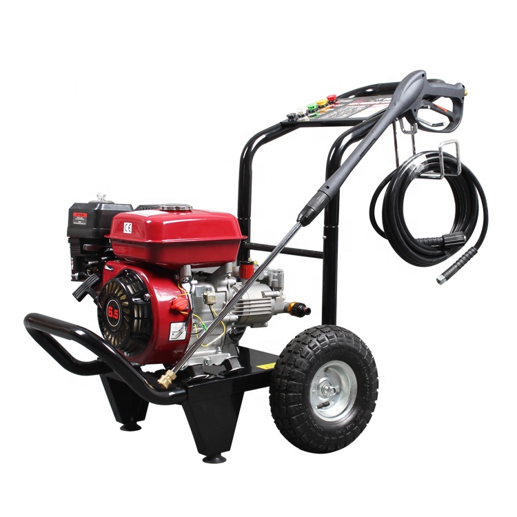 300 бар 13LPM 13HP бензиновый двигатель, Гидравлический Газовый мойщик высокого давления с 4 насадками