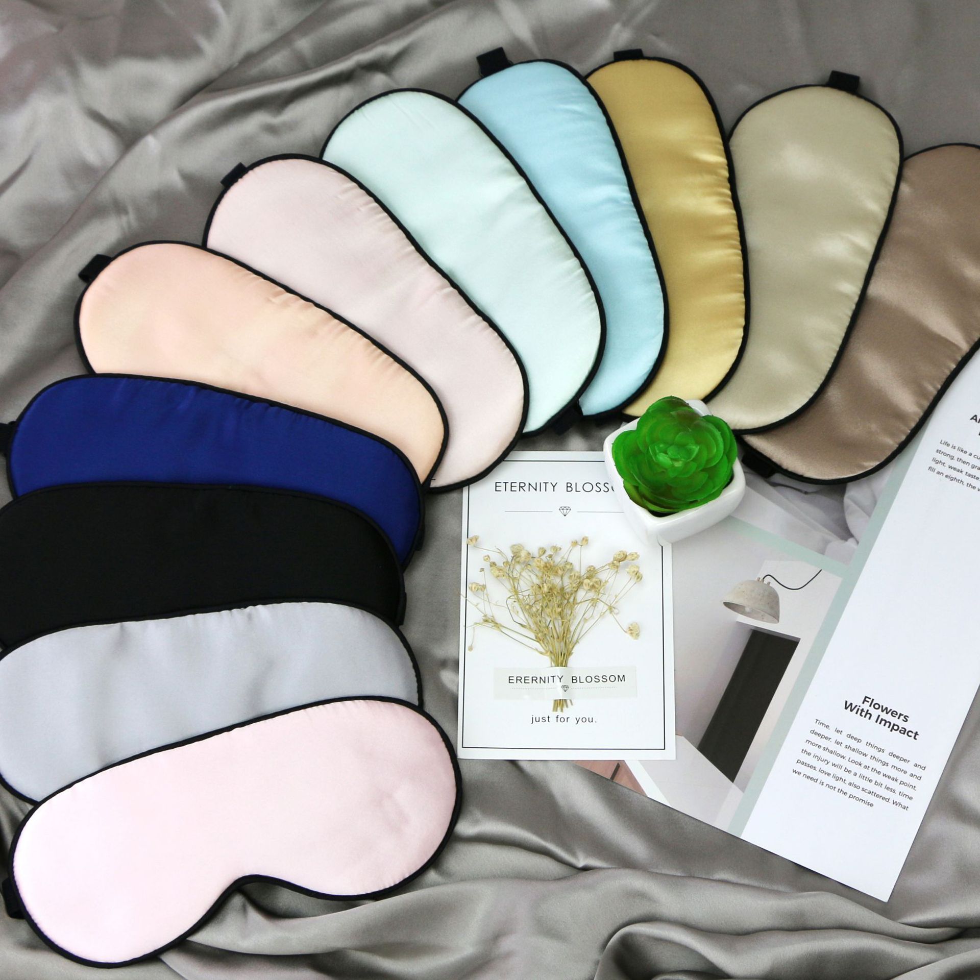 100% 6A Luxury Mulberry Silk Eye Mask