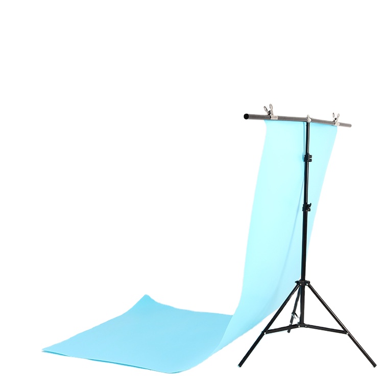 Various colors professional webcam backdrop portable new green screen T shape background stand with backdrop