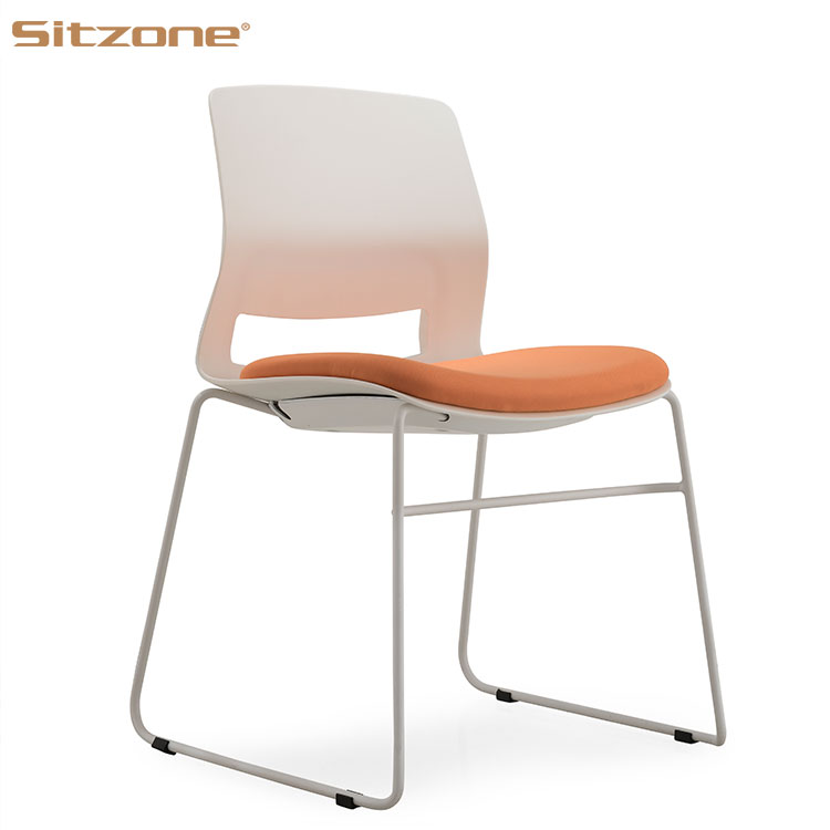 2020 Sitzone; Новый стиль; Белая пластиковые обеденные стул ожидания