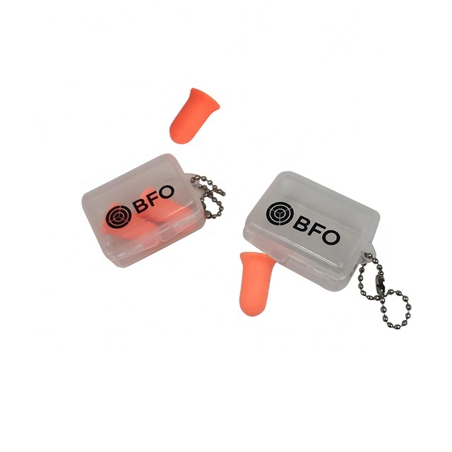 Hot Sale! New Design Custom Color Pu Foam Soundstopper Ear Plug With Case For Sleeping Hearing Protection