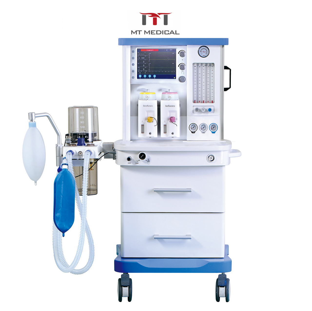 Surgical Equipment Medical Anesthesia Machine With Two Vaporizers Equipment And Accessories