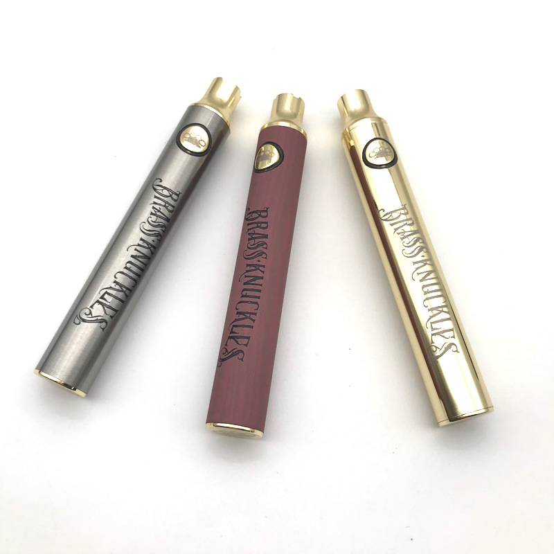 2021 Hot Selling BK Battery Thread 900mah CBD Vape Pen Preheating Voltage Adjustable Vape Pen Battery