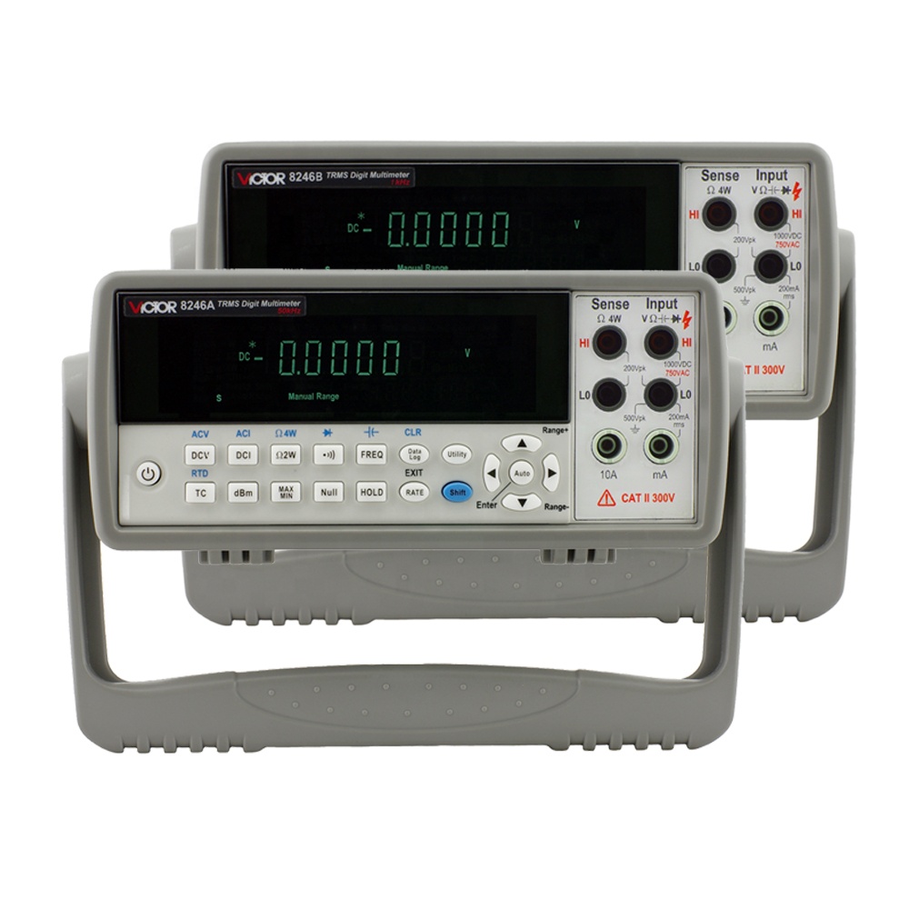 Настольный цифровой мультиметр VICTOR 8246A 8246B, 55000 отсчетов, RS232/USB