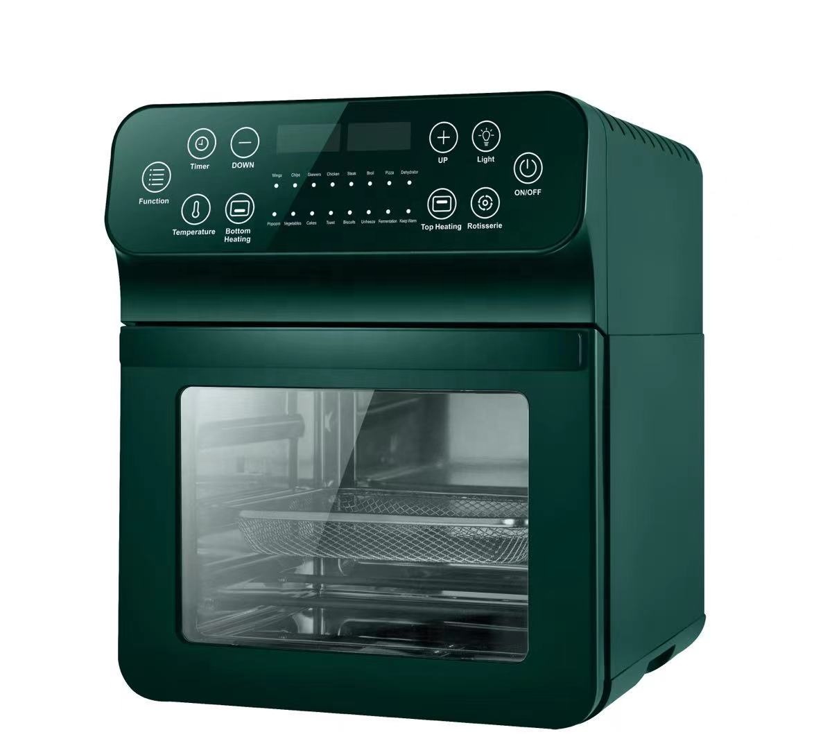 Air Fryer 15L Air Fryer Oven,Family Rotisserie Oven 1700W Electric Air Fryer Toaster Oven,Tilt led Digital Touchscreen 16 in 1