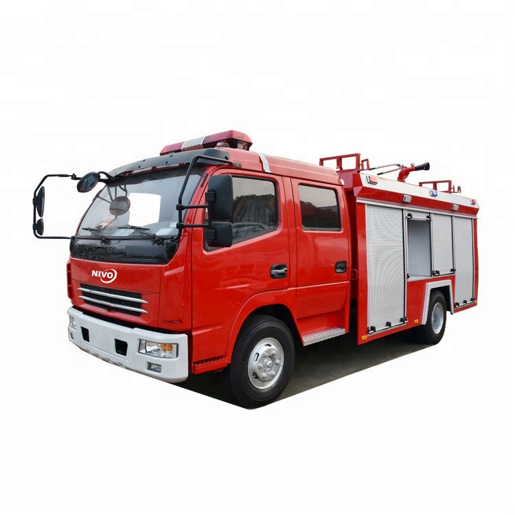 NIVO fire truck 8ton fire fighting truck With 6 wheels and 2.6ton load capacity and parts