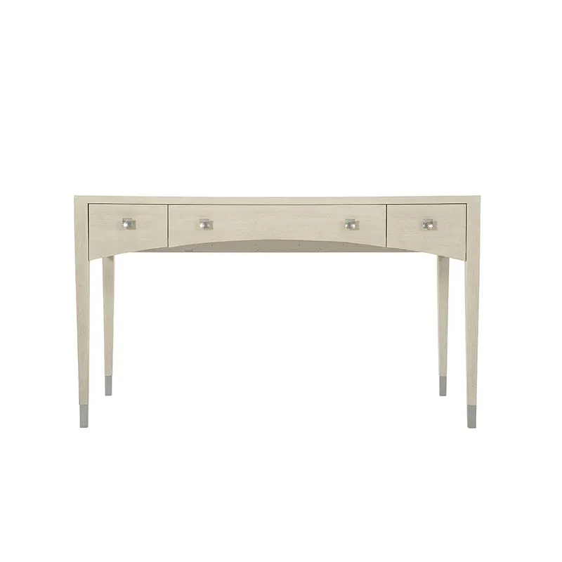 Light luxury Italian high-end fashion modern wooden oak desk custom furniture