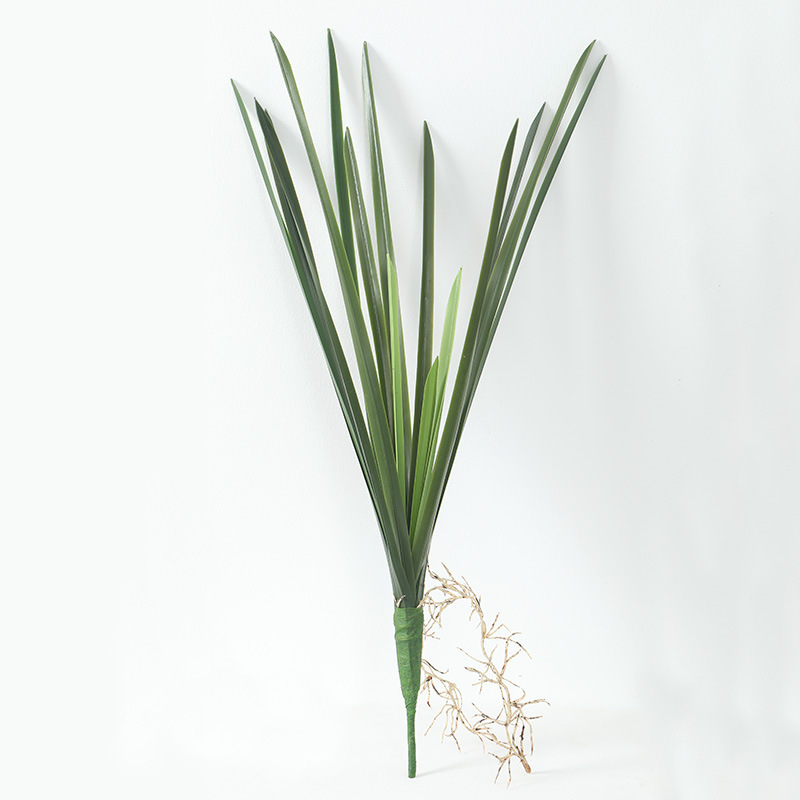 2021 new simulation 15-leaf Cymbidium leaf decorative flowers green plants home decoration ornaments