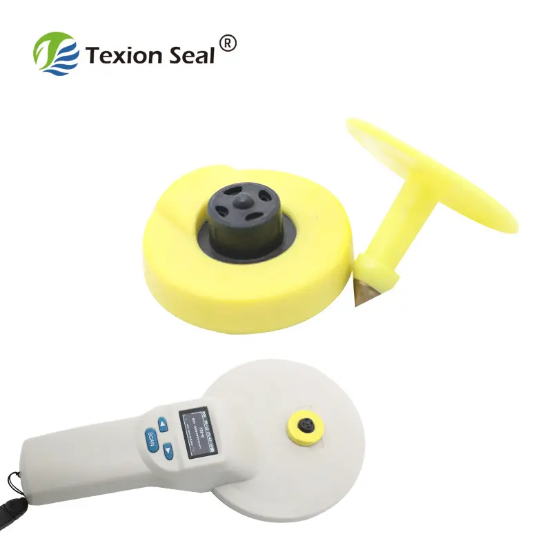 TX-ES009 serial number rfid tpu material eletronic animal ear tag