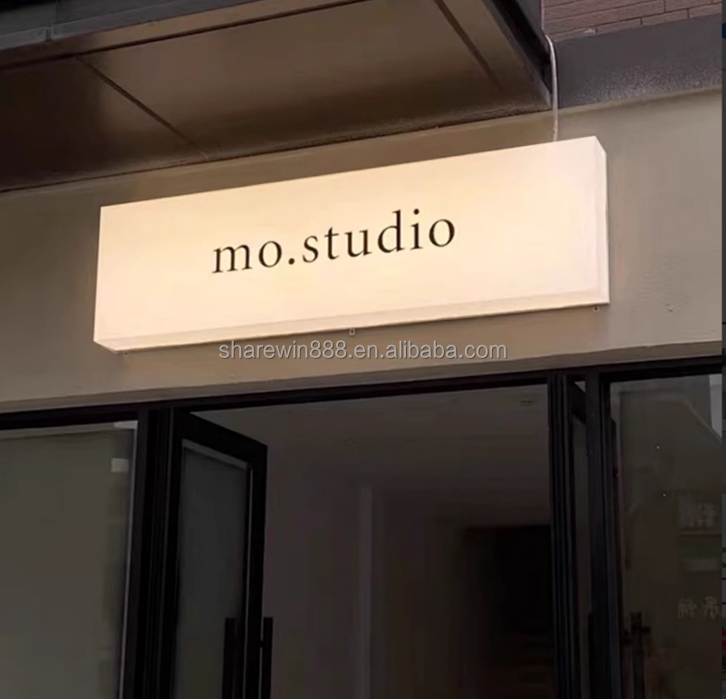OEM Led Signage Luminous Advertising Light Box Board Lightbox Cafe Office Store Outdoor 3D Letter Logo Signboard Acrylic Signs
