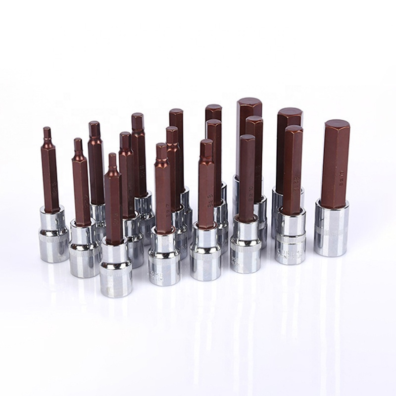 TOOLJOY M10 M12 M14 M18 & M16 защищенные от взлома тройные квадратные ударные сверла набор шлицевых бит