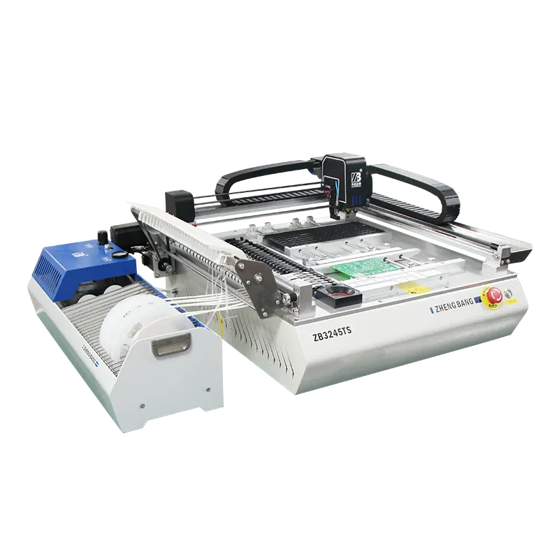 ZB3245TS High Speed 2 Head SMD LED Assembly Machine Chip Mounter Auto Calibrate High Precision SMT Pick And Place Machine
