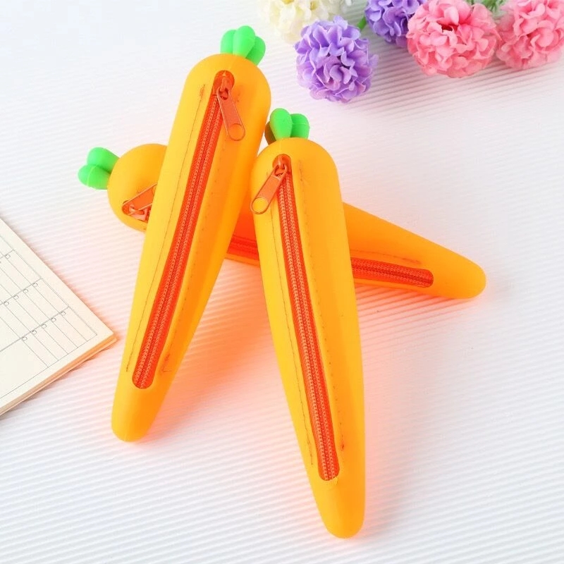 Custom bag Silicone Pencil Case Cute Pencil Case Student Pencil Pouch Children Money Bag Purse School Supplies Waterproof Pouch