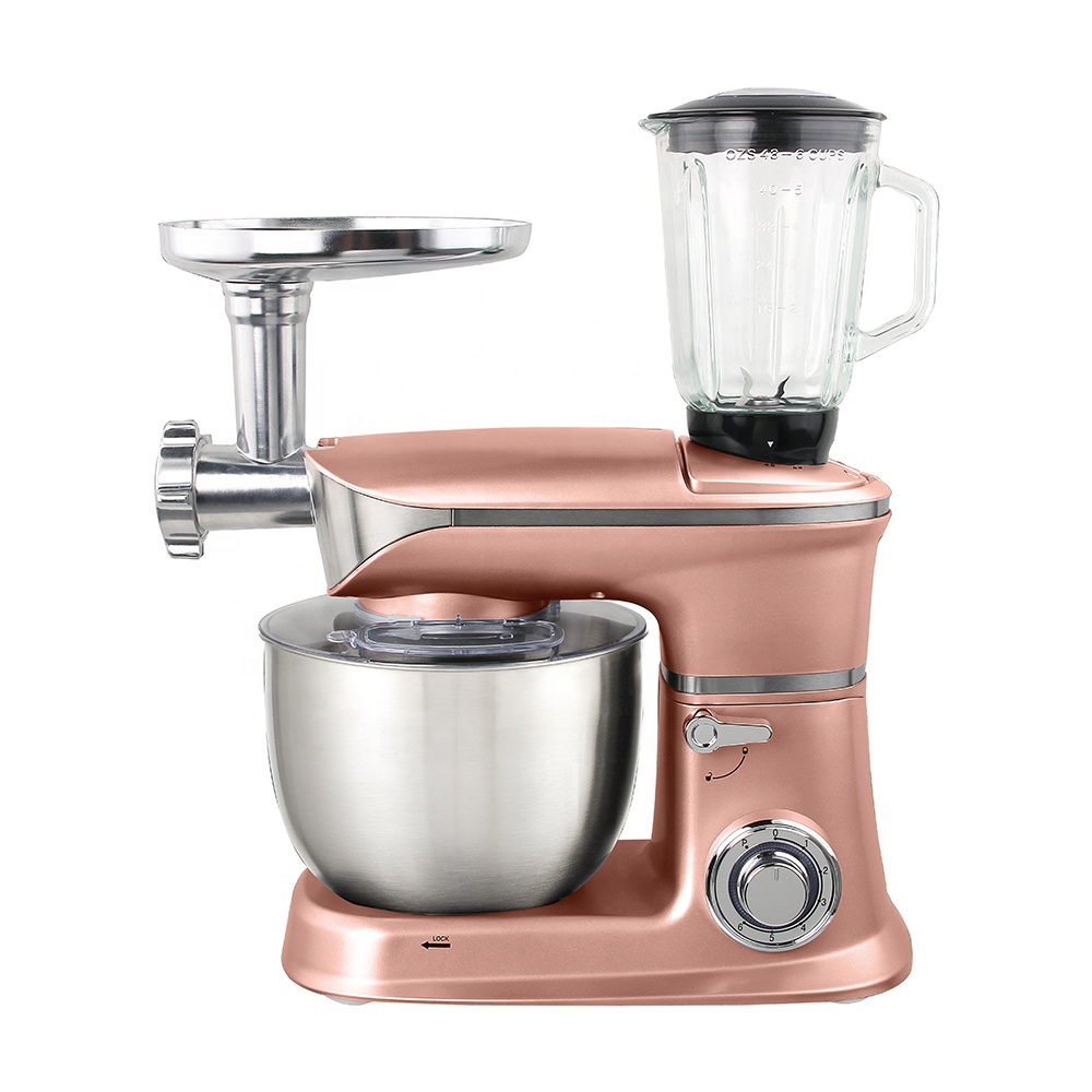10 liters big capacity 3 in 1 food mixer 1200w Electric Food Stand Mixer with stainless steel bowl