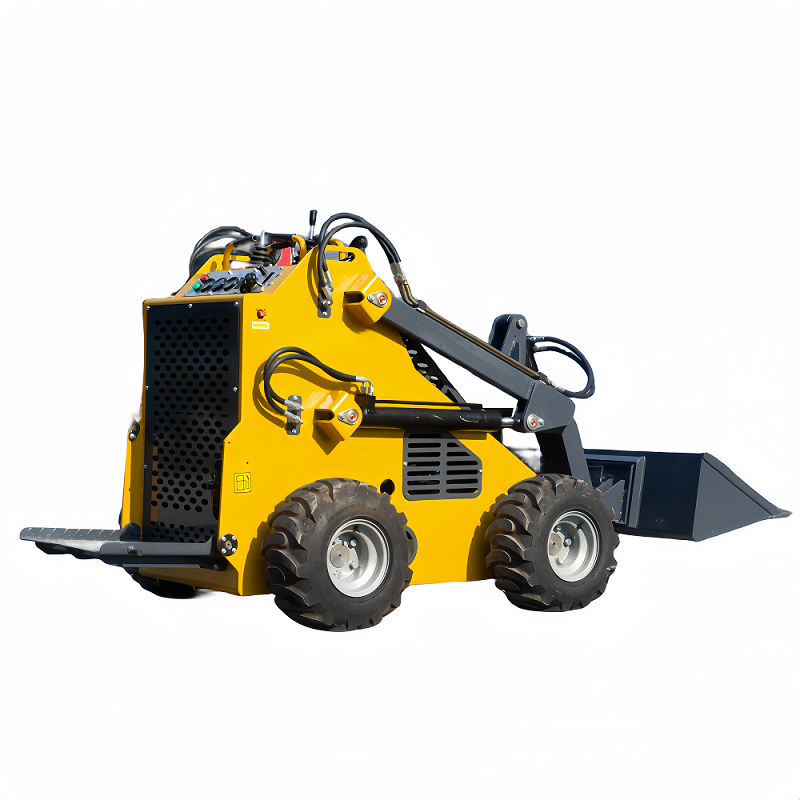 Good Selling 4 Wheels Skid Steer Loader 380kg Electric Front Loader 800kg Small Front Loader 500kg Other Engine