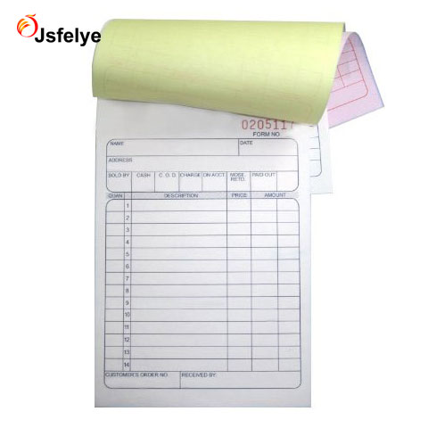 Книга заказов продаж 33 Triplicate Forms Carbonless