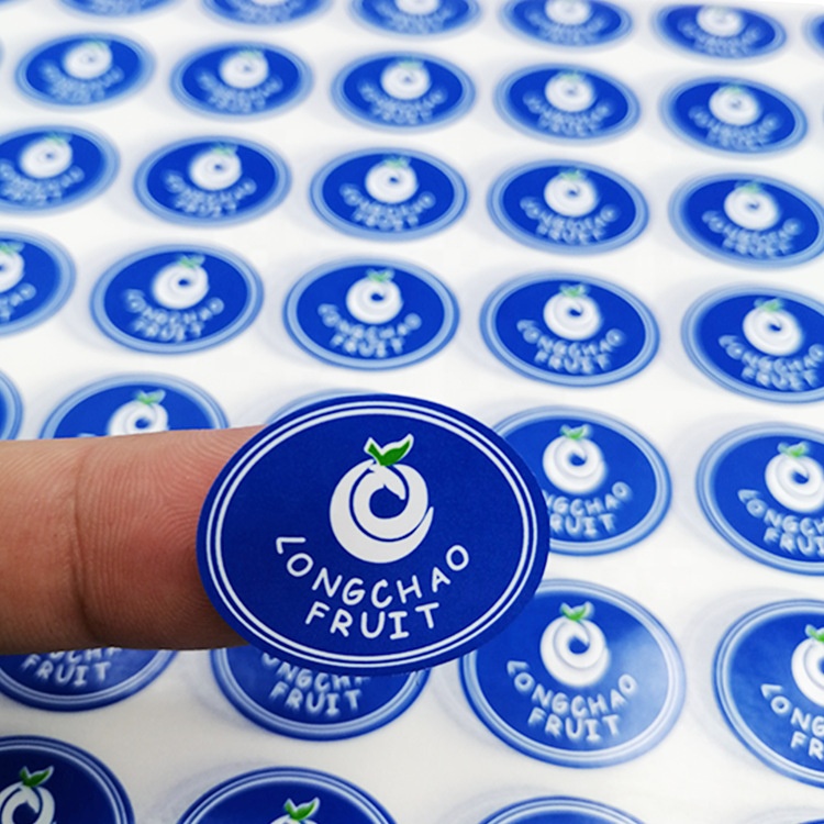 China supplier custom waterproof labels for cosmetic jars custom printed labels private logo stickers