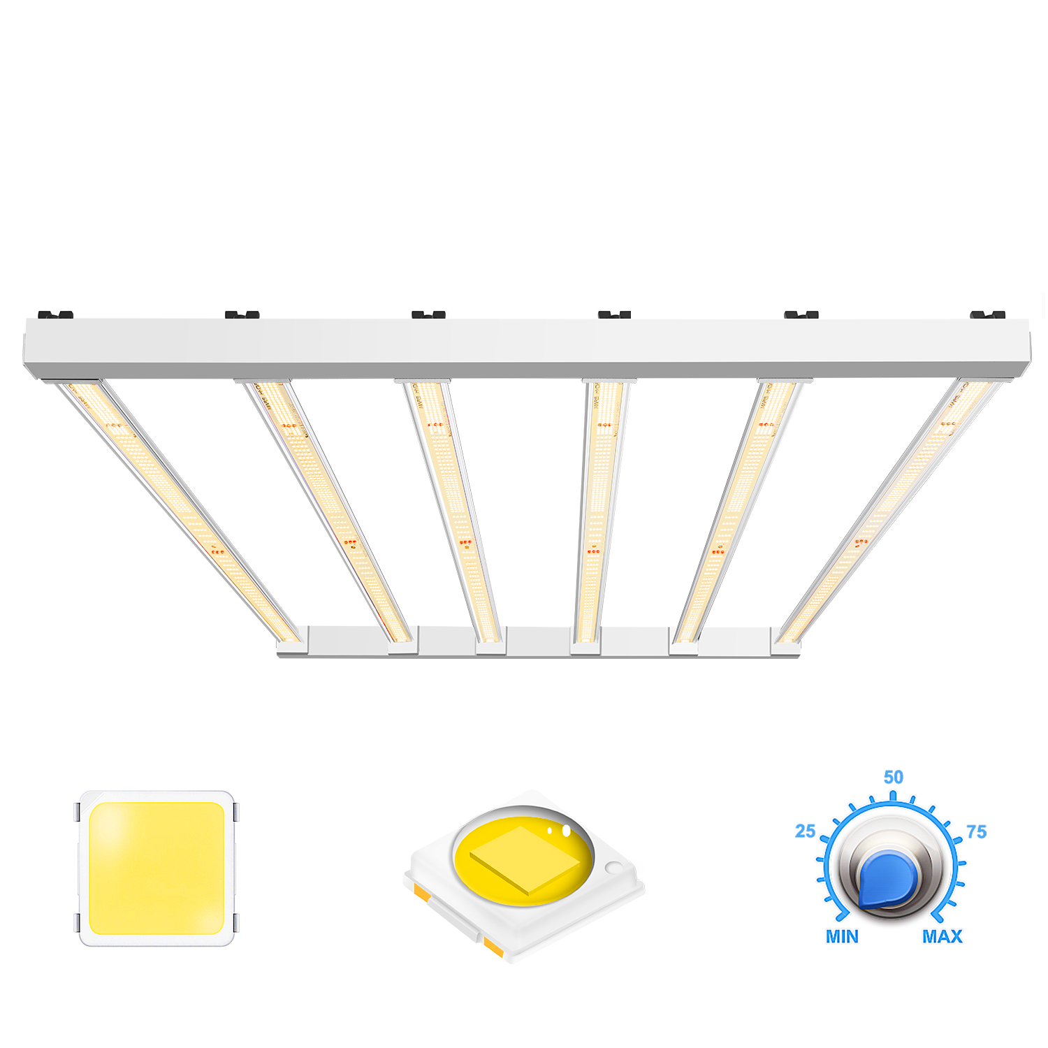 Mars Hydro FC-E4800 Vertical Farming Foldable Commercial LED Grow Light Full Spectrum Plant Grower