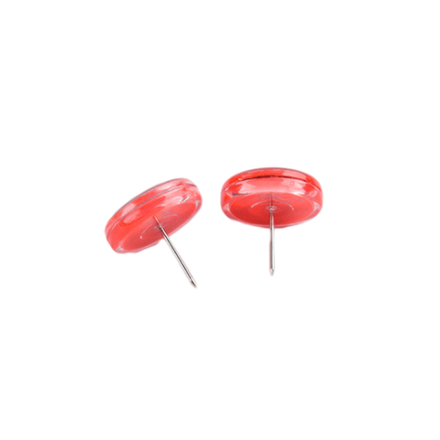 Wholesale hard ink round security label supermarket system ink nails
