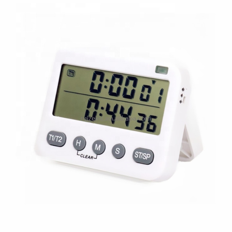 Lcd Large Screen Long Timing Range Standby Function Kitchen Household Countdown Timer Alarm Clock