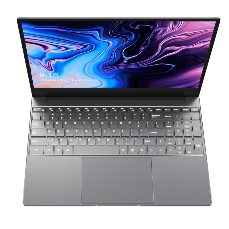 15,6 "Серебряная j4125 ПК LPDDR4 8 ГБ SATA 256 ГБ SSD.0MP/ 0.3MP камера, определение отпечатка пальца дополнительный ноутбука портативного компьютера