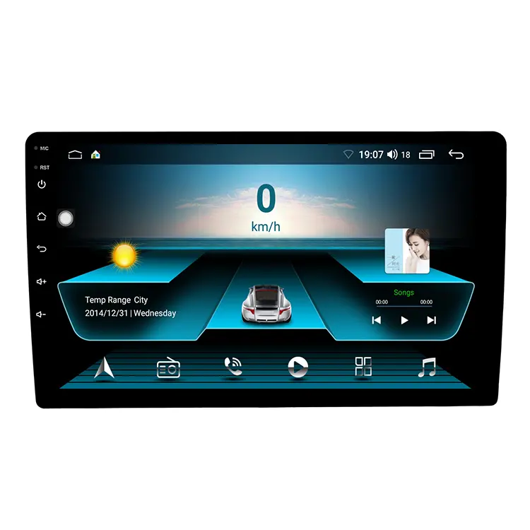 Bingfan NEW TECHNOLOGY 720*1280 IPS Screen Car Head unit System Android 10 GPS Navigation 9" Car Radio DVD car stereo