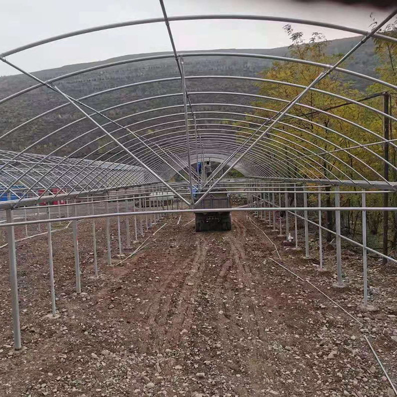 Factory directly sale low cost light deprivation roof vents iron greenhouse
