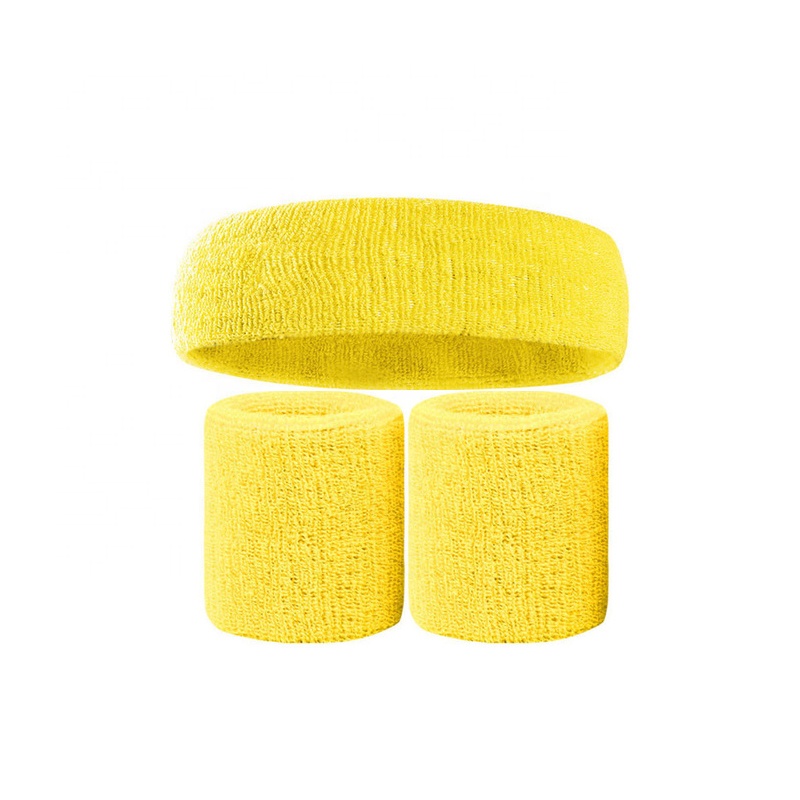 Elastic And Breathable Designer Sweatbands Set Wristband For Tennis Basketball