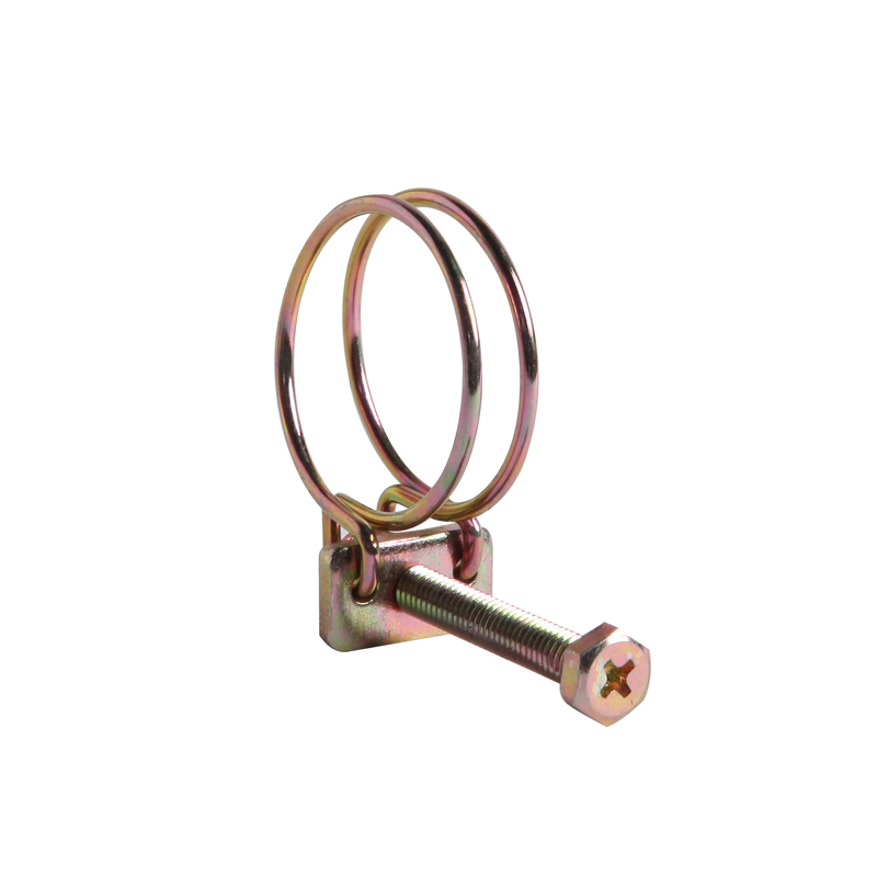 galvanized bolt double wire clamp pvc tubing hose clamps wire swivel clamp