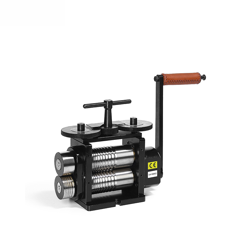 High Quality DIY Metal Making Tools Equipment Roll Mill in Black 130mm Manual Combination Jewelry Rolling Mills LK-RM02G