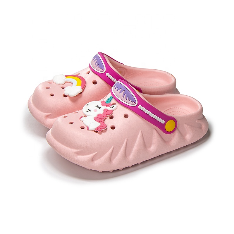 Wholesale kids babies EVA Light clog summer beach kids Slipper Bedroom Comfortable Non-slip clogs children Baby Wearable Sandals