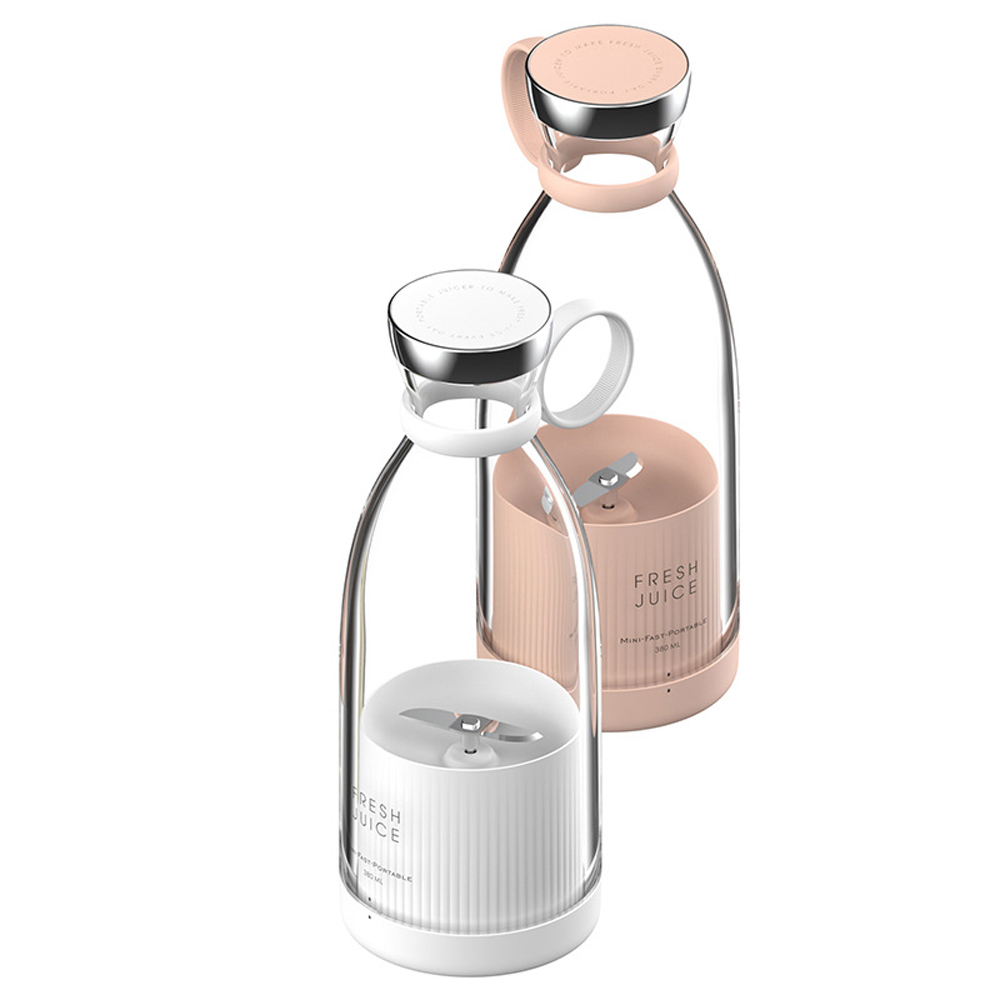 380ML Mini USB Rechargeable Portable Blender Machine Household Fruit Mixer in 3D Blade Juicer Cup For Travel Water Bottles