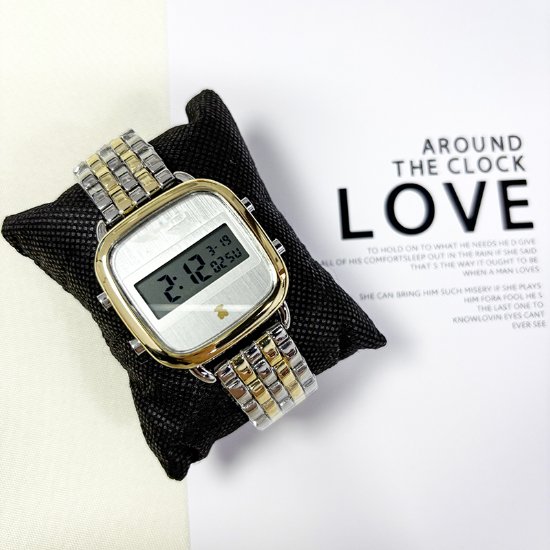 Antique Square Simple Digital Ladies Fashion INS Style Watch