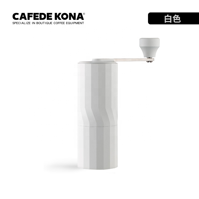 Ручная мини кофемолка CAFEDE KONA, портативная ручная кофемолка из нержавеющей стали