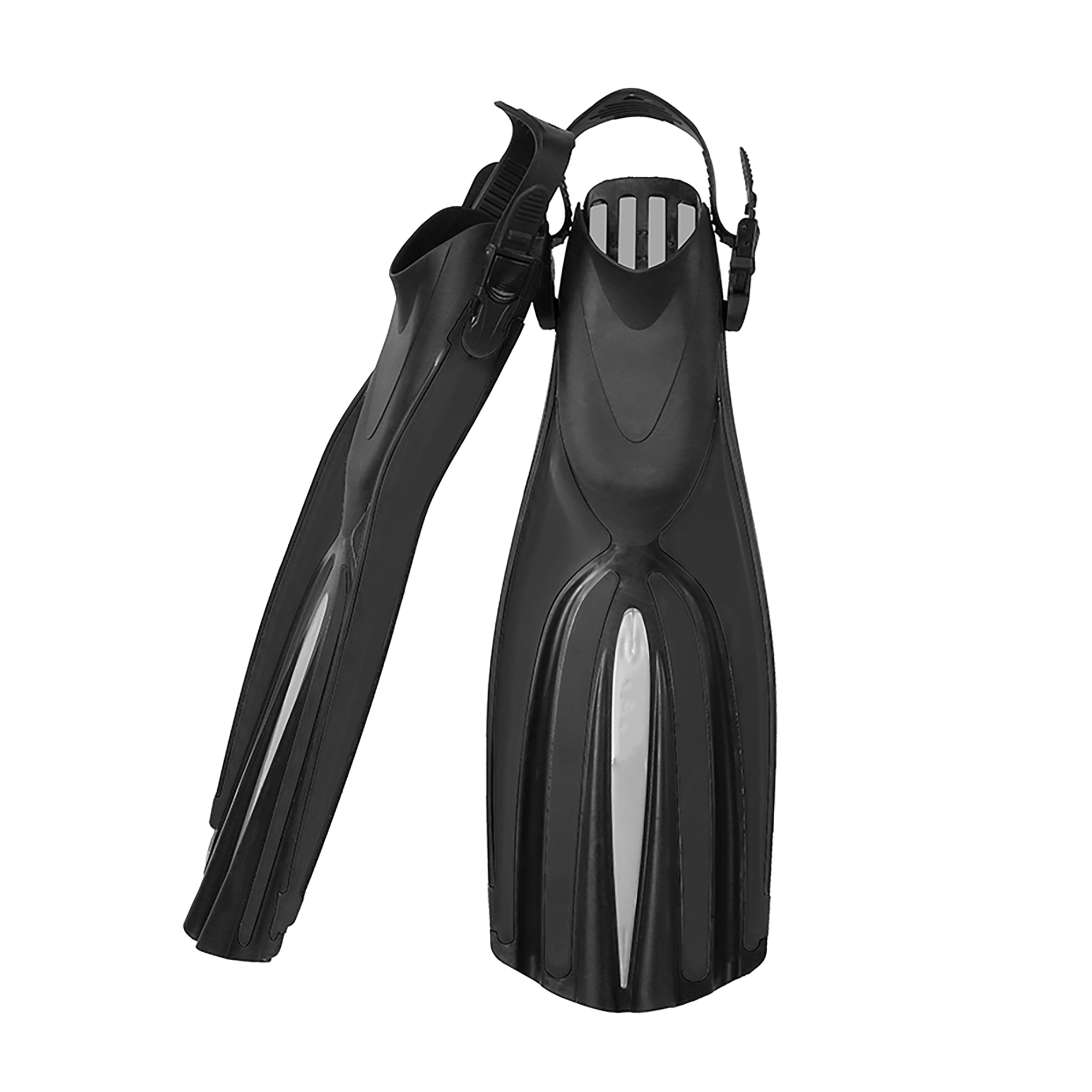 Scuba Diving Fins Equipment Wholesale Custom Logo Adult Age TPR+Artificial Rubber Fins Diving Fins Professional