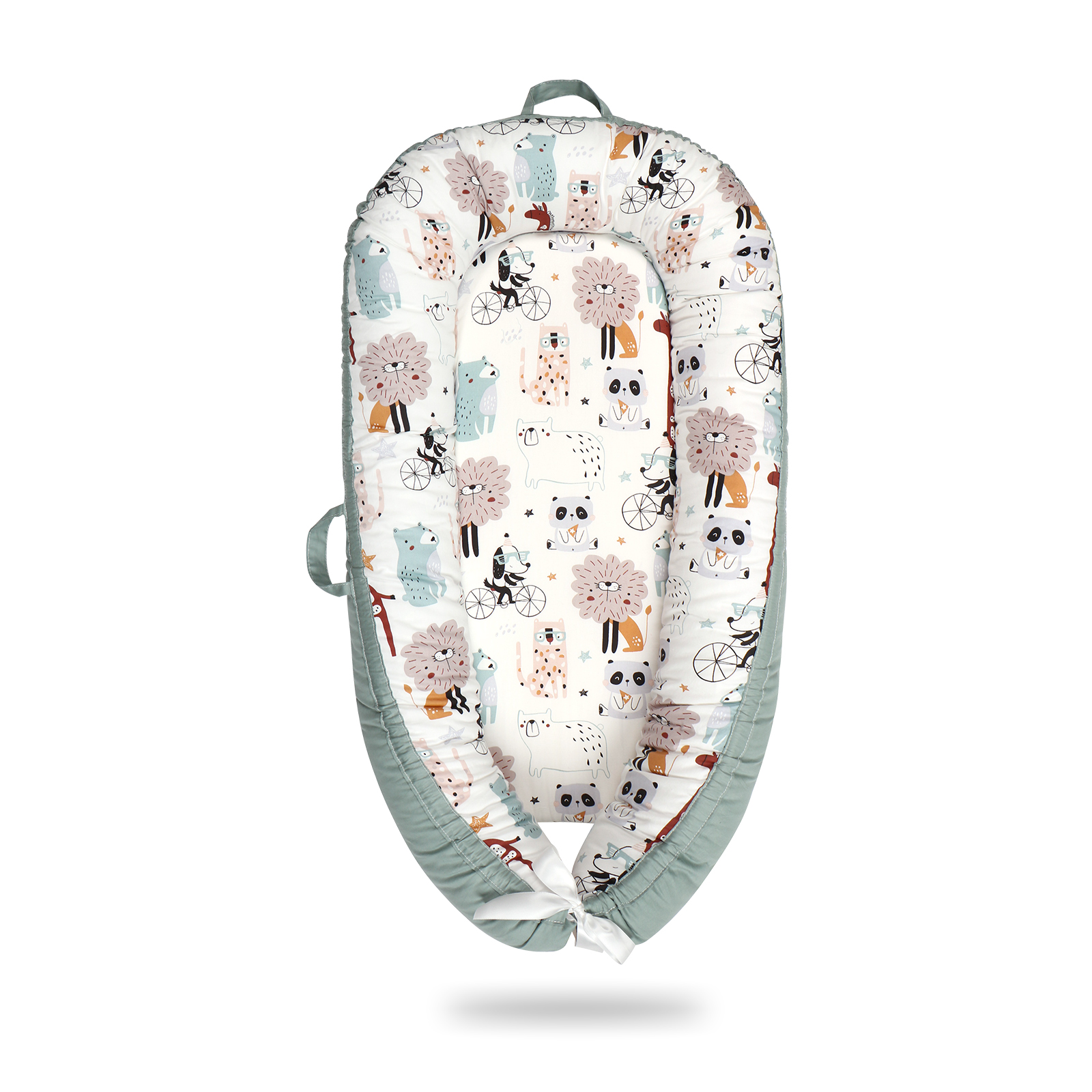 portable 100% cotton cover baby snuggle nest sleep pod bassinet crib lounger bed