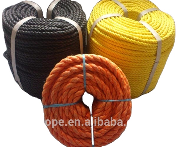 multicolor Twisted rope Type fishing rope for wholesale
