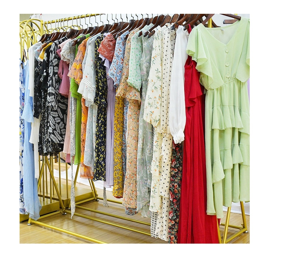 Summer fashionable Ladies Cotton Dress bale used clothes in China adult clothes