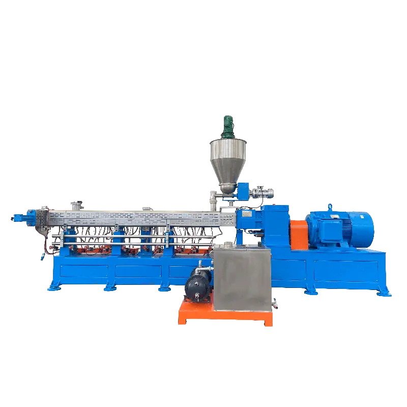 Hot sell ABS/PC Alloy Co-rotating Twin Screw Compounder Extruder Granules Making Machine