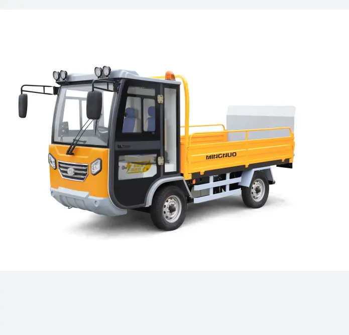 electric garbage vehicle dustbin transfer vehicle electric mini cargo truck with tailplate