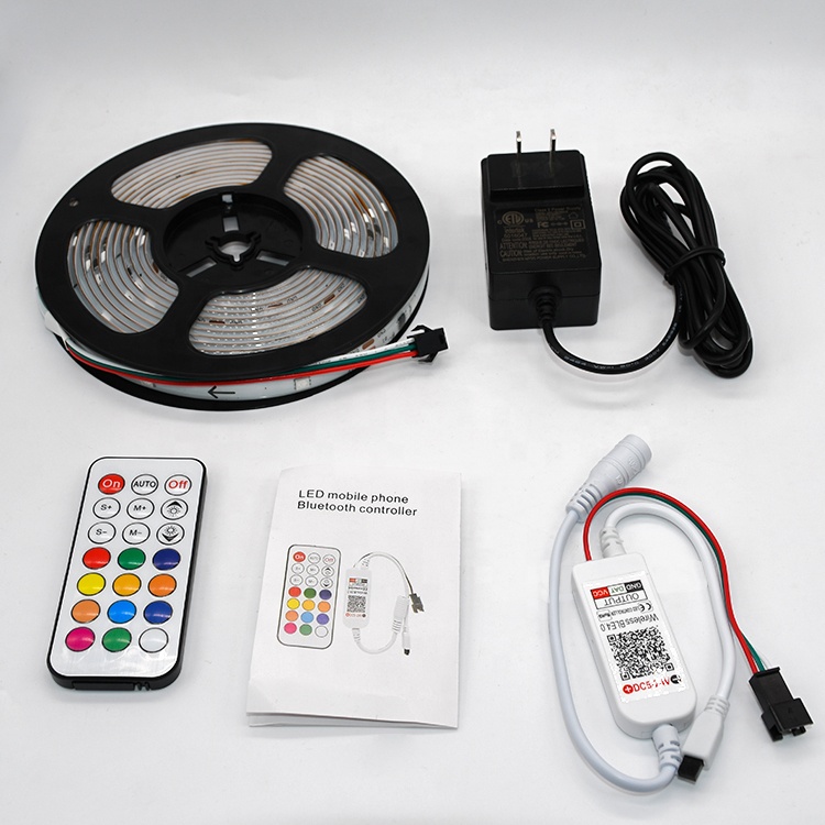 Dream color magic addressable smart lights bluetoooth контроллер для мобильного приложения, управление водонепроницаемым rgb IC 5050, комплект светодиодных лент