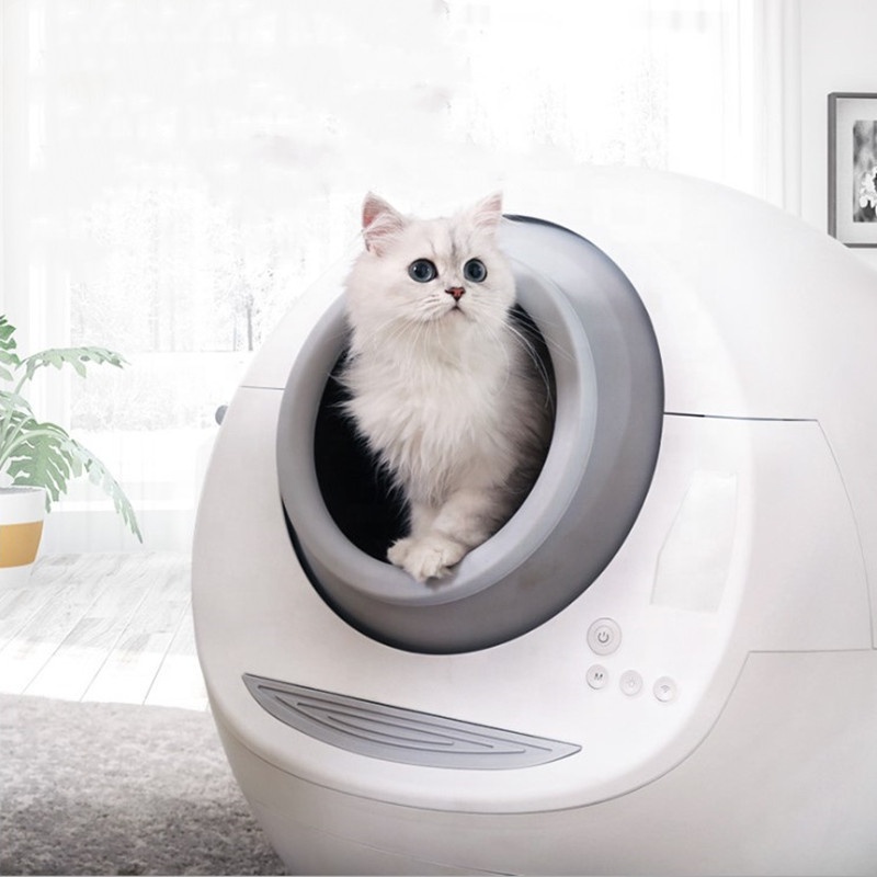 Электрическая умная самоочищающаяся автоматическая коробка для кошачьего туалета