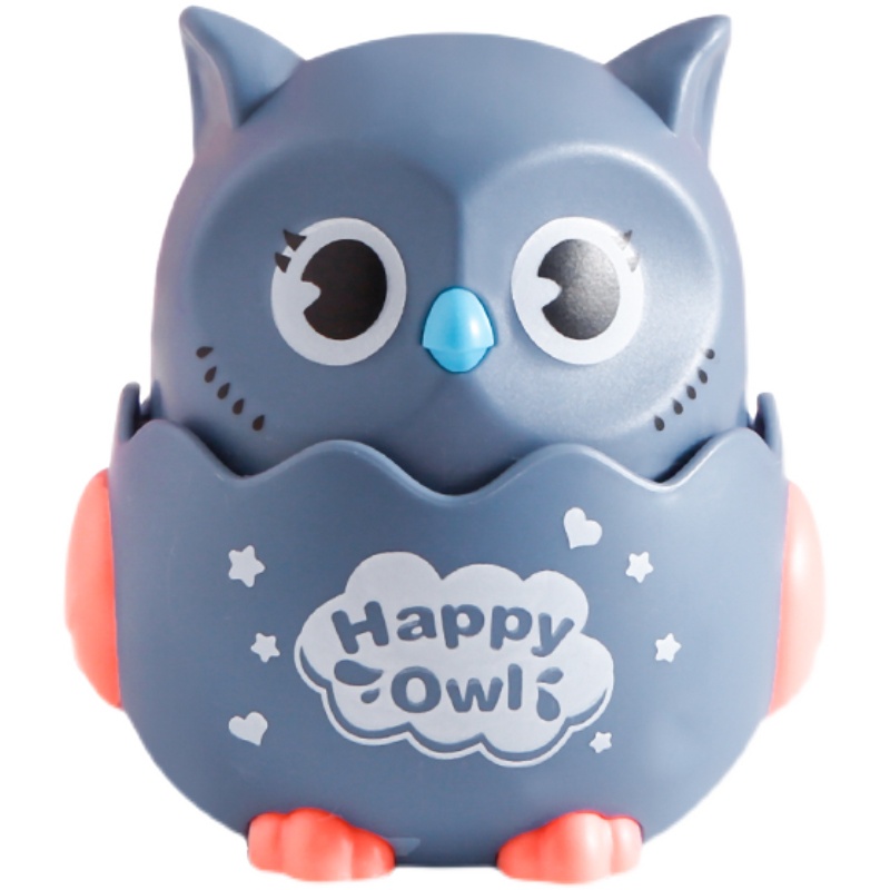 High Quality Owl Press And Go Sliding Car Toy Unisex For 2 To 4 Years Cheap Price Forest Brigade Owl Cartoon Design