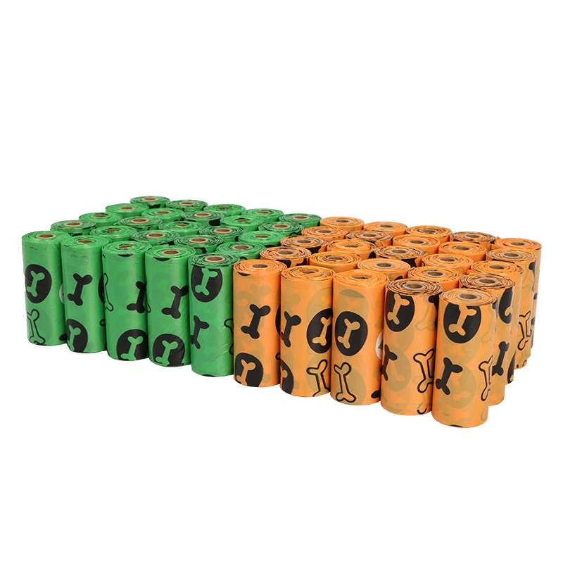 Eco Friendly biodegradable poop bags dogs colorful dispenser dog poop bag