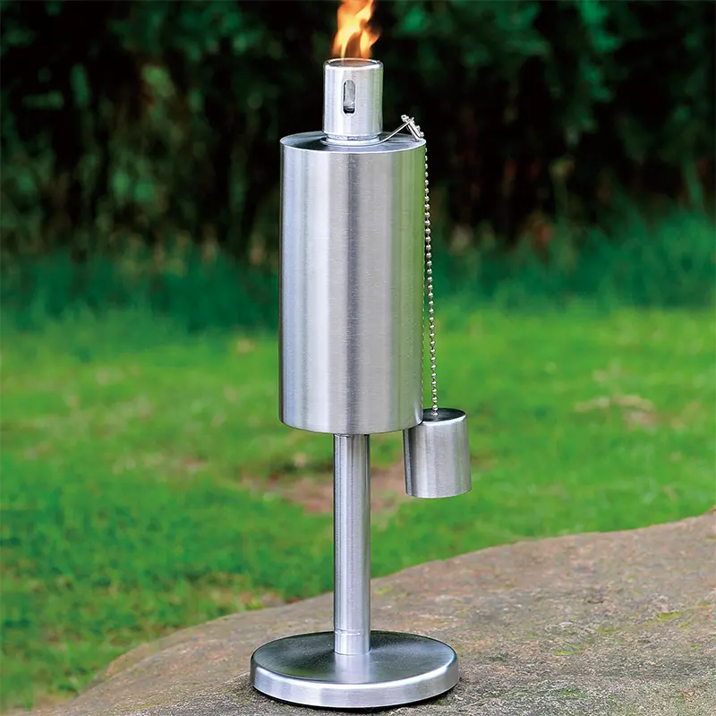 Stainless Steel Torches With Big Flame Oil Torch For Leisure